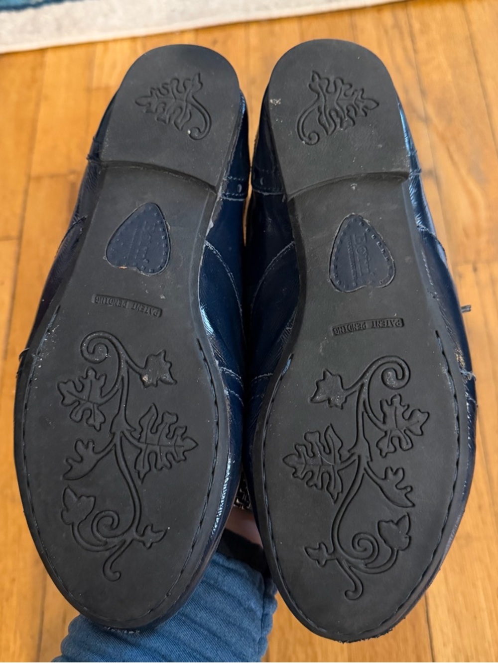 Born Navy Patent Wingtip Oxfords - Picture 8 of 10